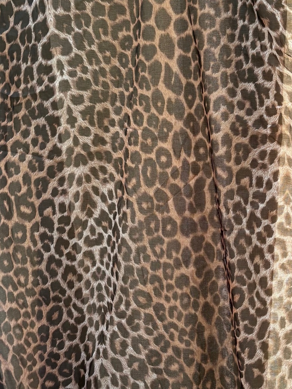Vintage Kravet Animal Print sheer fabric